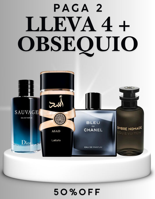 Kit Asad+ombre nomade+bleu chanel+sauvage+perfumero
